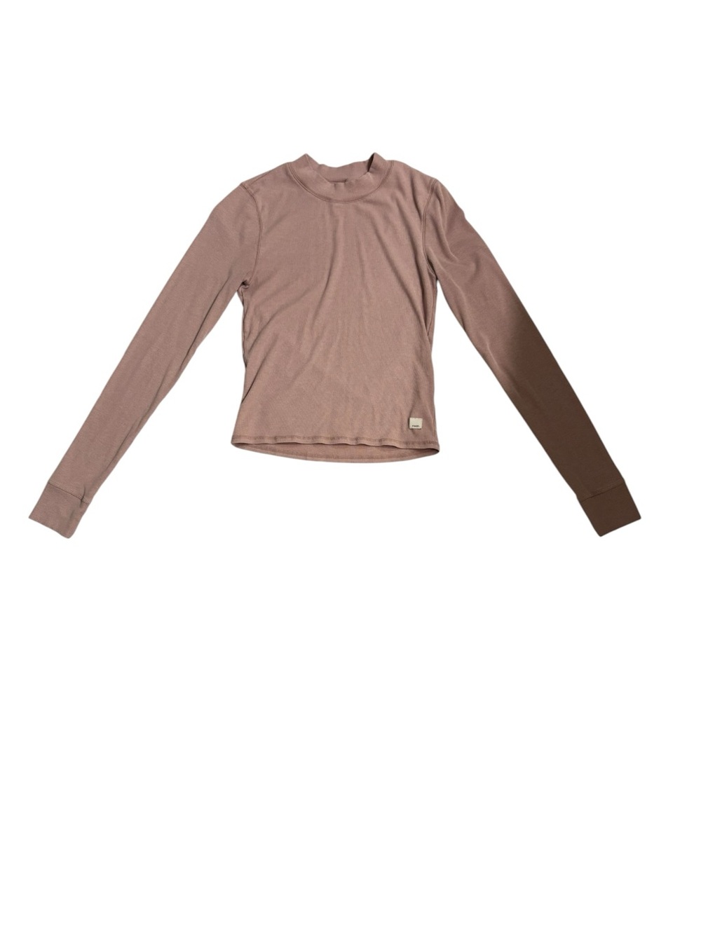 Vuori Mauve Long Sleeve Mock Neck Top